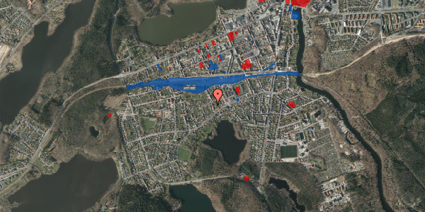 Jordforureningskort på Saxogade 8, 1. , 8600 Silkeborg