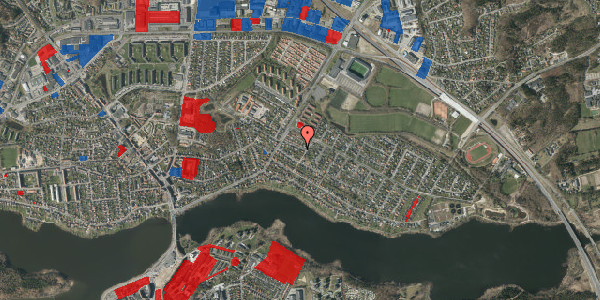 Jordforureningskort på Tjørnevej 14, 8600 Silkeborg