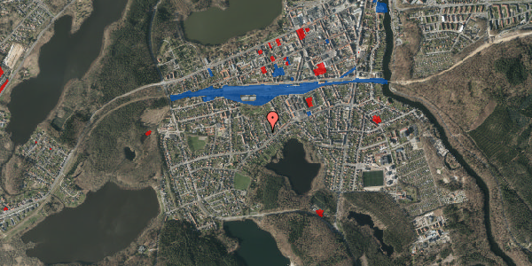 Jordforureningskort på Wibergsgade 5, 8600 Silkeborg