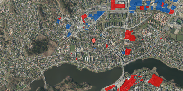 Jordforureningskort på Warmingsvej 13, 8600 Silkeborg