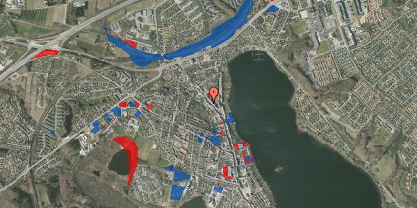 Jordforureningskort på Banegårdsvej 23, st. tv, 8660 Skanderborg