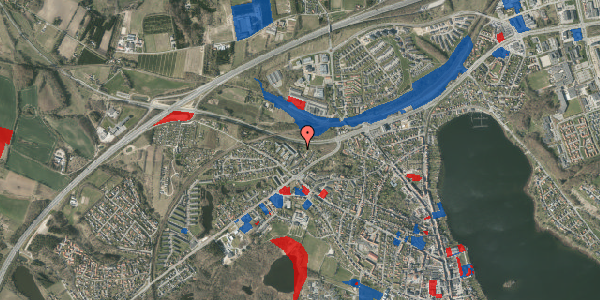 Jordforureningskort på Skydebanevej 16, 8660 Skanderborg