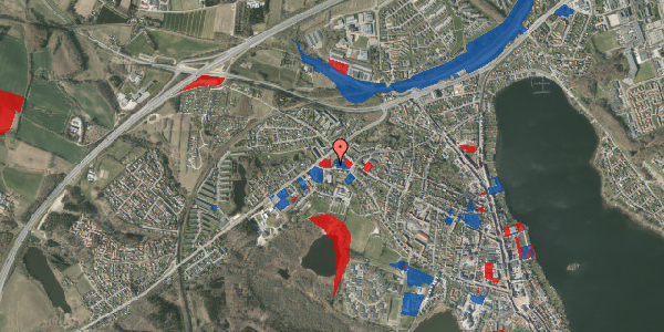 Jordforureningskort på Vestergade 110, 8660 Skanderborg