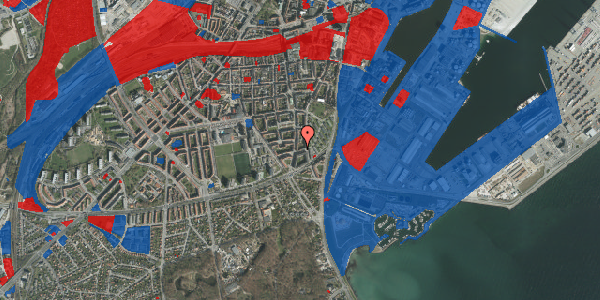 Jordforureningskort på Assensgade 20, st. , 8000 Aarhus C