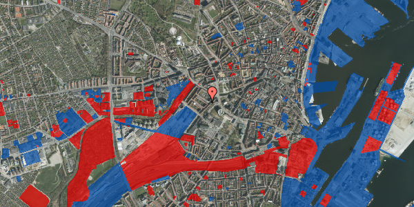 Jordforureningskort på Bissensgade 1, 5. th, 8000 Aarhus C