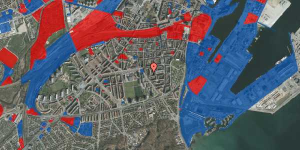 Jordforureningskort på Bogensegade 4, 3. th, 8000 Aarhus C