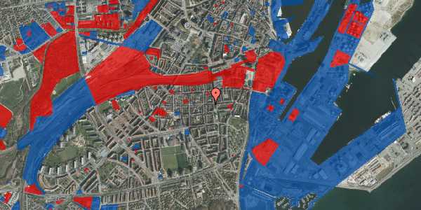 Jordforureningskort på Brammersgade 6, 1. , 8000 Aarhus C