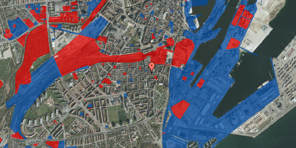 Jordforureningskort på Brammersgade 23, 8000 Aarhus C