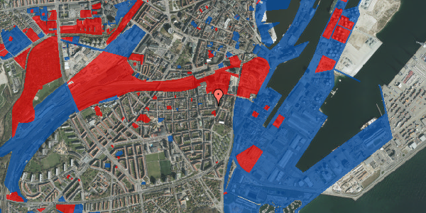 Jordforureningskort på Brammersgade 39, 1. 1, 8000 Aarhus C