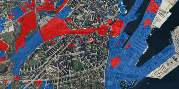 Jordforureningskort på Bülowsgade 42, 1. , 8000 Aarhus C