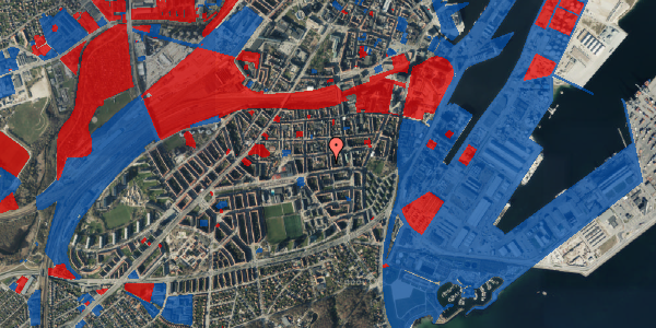 Jordforureningskort på Bülowsgade 58, 1. tv, 8000 Aarhus C