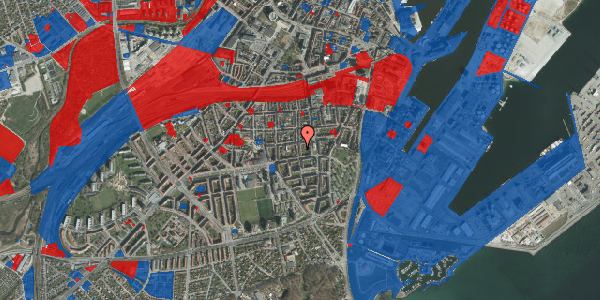 Jordforureningskort på Bülowsgade 59, 1. , 8000 Aarhus C