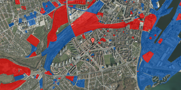 Jordforureningskort på Chr. Kiers Plads 6, 1. th, 8000 Aarhus C