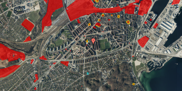 Jordforureningskort på Chr. Wærums Gade 24, 4. th, 8000 Aarhus C