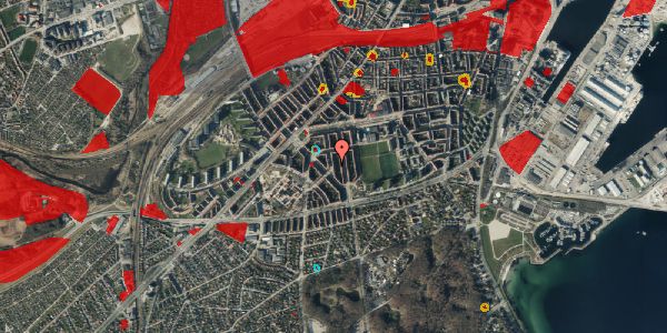 Jordforureningskort på Chr. Wærums Gade 25, 4. tv, 8000 Aarhus C