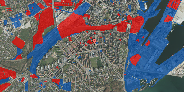 Jordforureningskort på Dannebrogsgade 24, 8000 Aarhus C