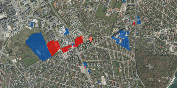 Jordforureningskort på Fyrkatvej 3, 1. th, 8200 Aarhus N