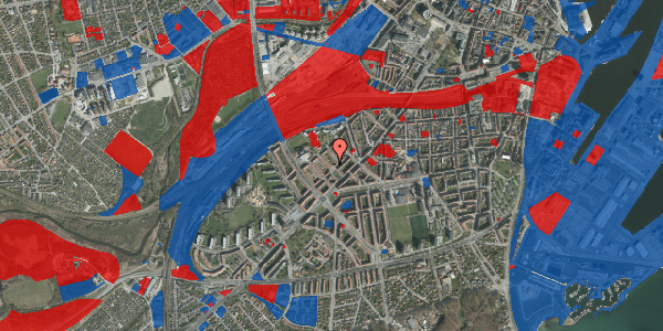 Jordforureningskort på Gerlachsgade 2, st. tv, 8000 Aarhus C