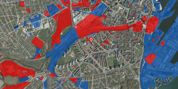 Jordforureningskort på Gerlachsgade 11, 2. , 8000 Aarhus C