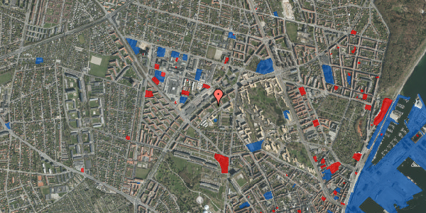 Jordforureningskort på Gustav Wieds Vej 23, st. th, 8000 Aarhus C