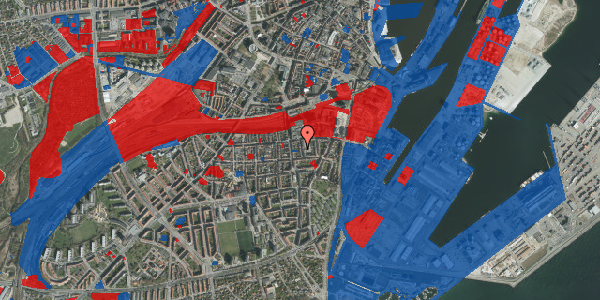 Jordforureningskort på H.N. Clausens Gade 14, 1. th, 8000 Aarhus C