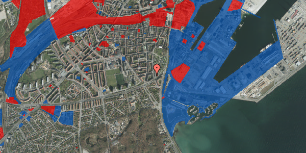 Jordforureningskort på Hendrik Pontoppidans Gade 32, st. tv, 8000 Aarhus C