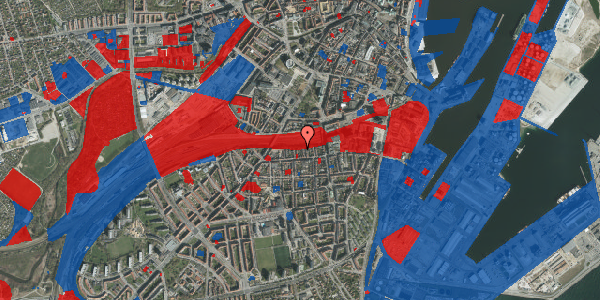 Jordforureningskort på Hallssti 9A, 8000 Aarhus C