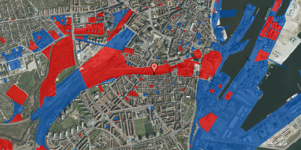 Jordforureningskort på Hallssti 17, st. , 8000 Aarhus C