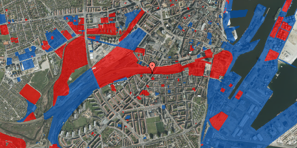 Jordforureningskort på Hallssti 31, 1. tv, 8000 Aarhus C