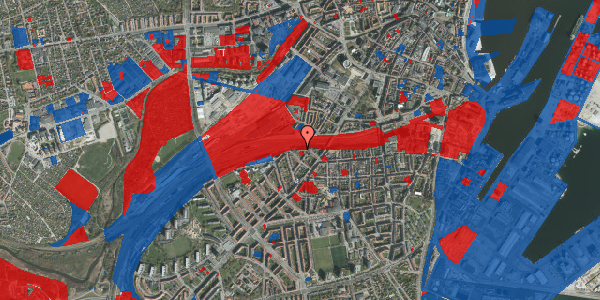 Jordforureningskort på Hallssti 41, 1. tv, 8000 Aarhus C