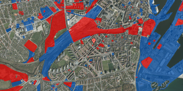 Jordforureningskort på Hedemannsgade 4, 1. th, 8000 Aarhus C