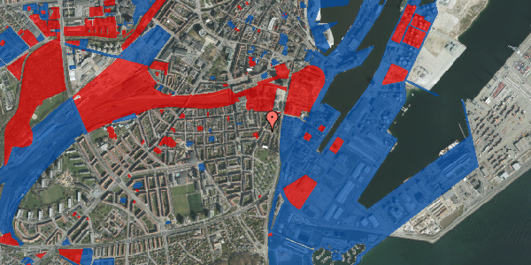 Jordforureningskort på Heibergsgade 2, 1. th, 8000 Aarhus C