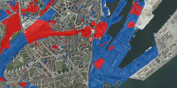 Jordforureningskort på Heibergsgade 8, st. , 8000 Aarhus C