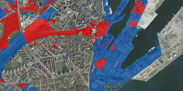 Jordforureningskort på Heibergsgade 15, 1. , 8000 Aarhus C