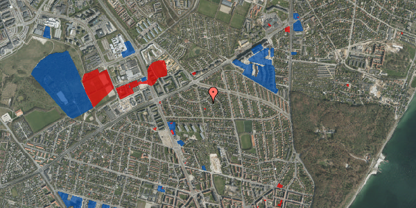 Jordforureningskort på Hirsevangen 15, 8200 Aarhus N