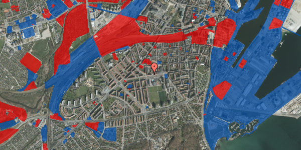 Jordforureningskort på Ingerslevs Boulevard 4, 3. th, 8000 Aarhus C