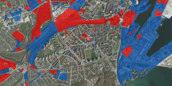 Jordforureningskort på Ingerslevs Boulevard 6, 1. tv, 8000 Aarhus C