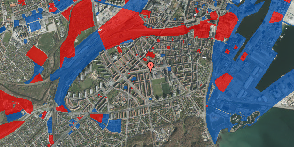 Jordforureningskort på Ingerslevs Boulevard 9, 3. tv, 8000 Aarhus C