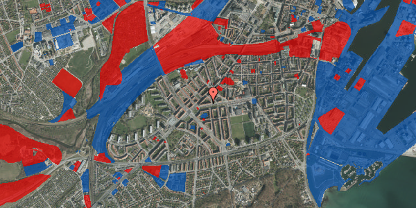 Jordforureningskort på Ingerslevs Boulevard 16, 1. th, 8000 Aarhus C