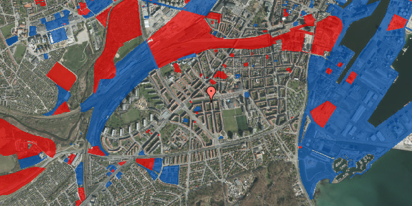 Jordforureningskort på Ingerslevs Boulevard 19, 1. th, 8000 Aarhus C