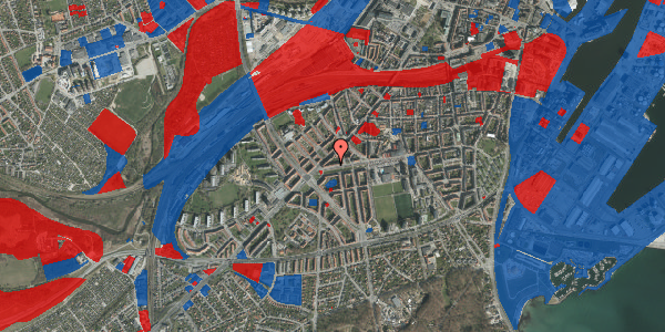 Jordforureningskort på Ingerslevs Boulevard 20, 1. tv, 8000 Aarhus C