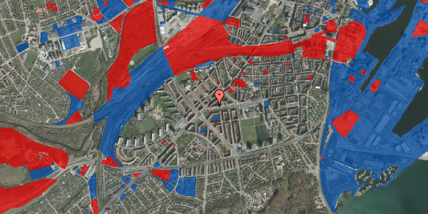 Jordforureningskort på Ingerslevs Boulevard 22, 1. th, 8000 Aarhus C