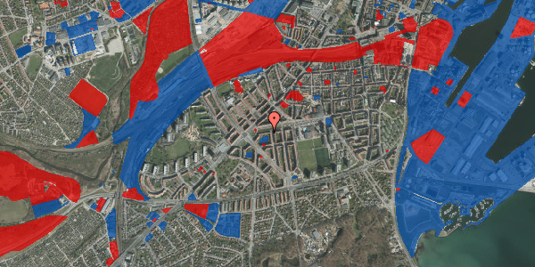 Jordforureningskort på Ingerslevs Boulevard 23, 1. th, 8000 Aarhus C