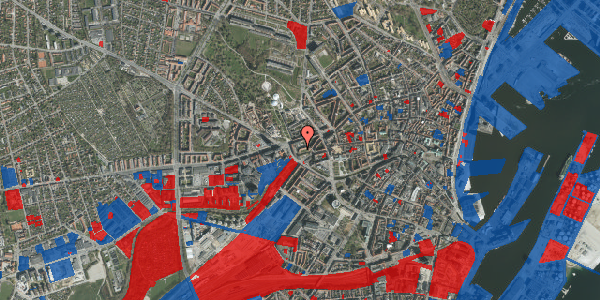 Jordforureningskort på Janus La Cours Gade 22, 1. 4, 8000 Aarhus C