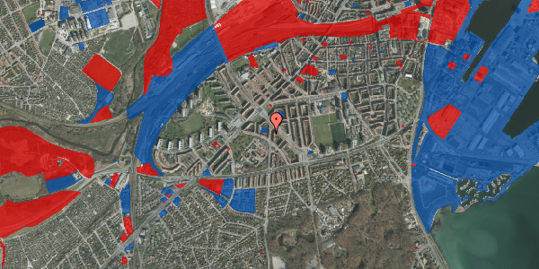 Jordforureningskort på Jyllands Allé 10, 2. th, 8000 Aarhus C