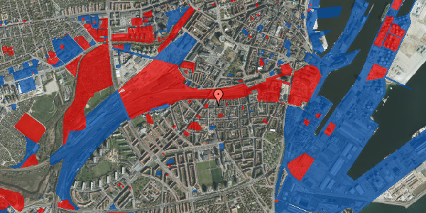 Jordforureningskort på Jægergårdsgade 23, st. , 8000 Aarhus C