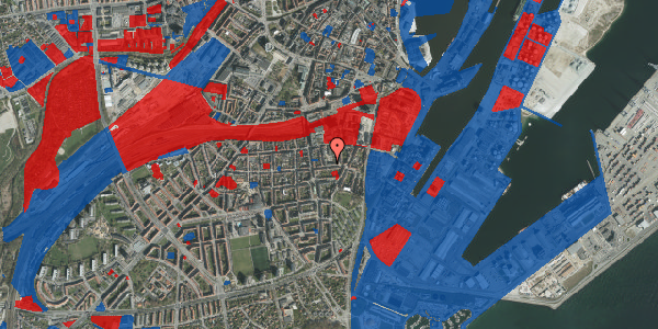 Jordforureningskort på Jægergårdsgade 116, st. 1, 8000 Aarhus C