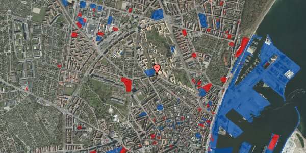 Jordforureningskort på Kaserneboulevarden 5, 2. th, 8000 Aarhus C