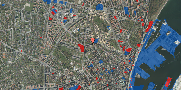 Jordforureningskort på Kaserneboulevarden 21, 2. tv, 8000 Aarhus C