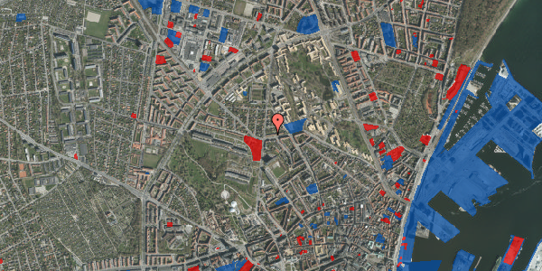 Jordforureningskort på Kaserneboulevarden 24, 1. th, 8000 Aarhus C